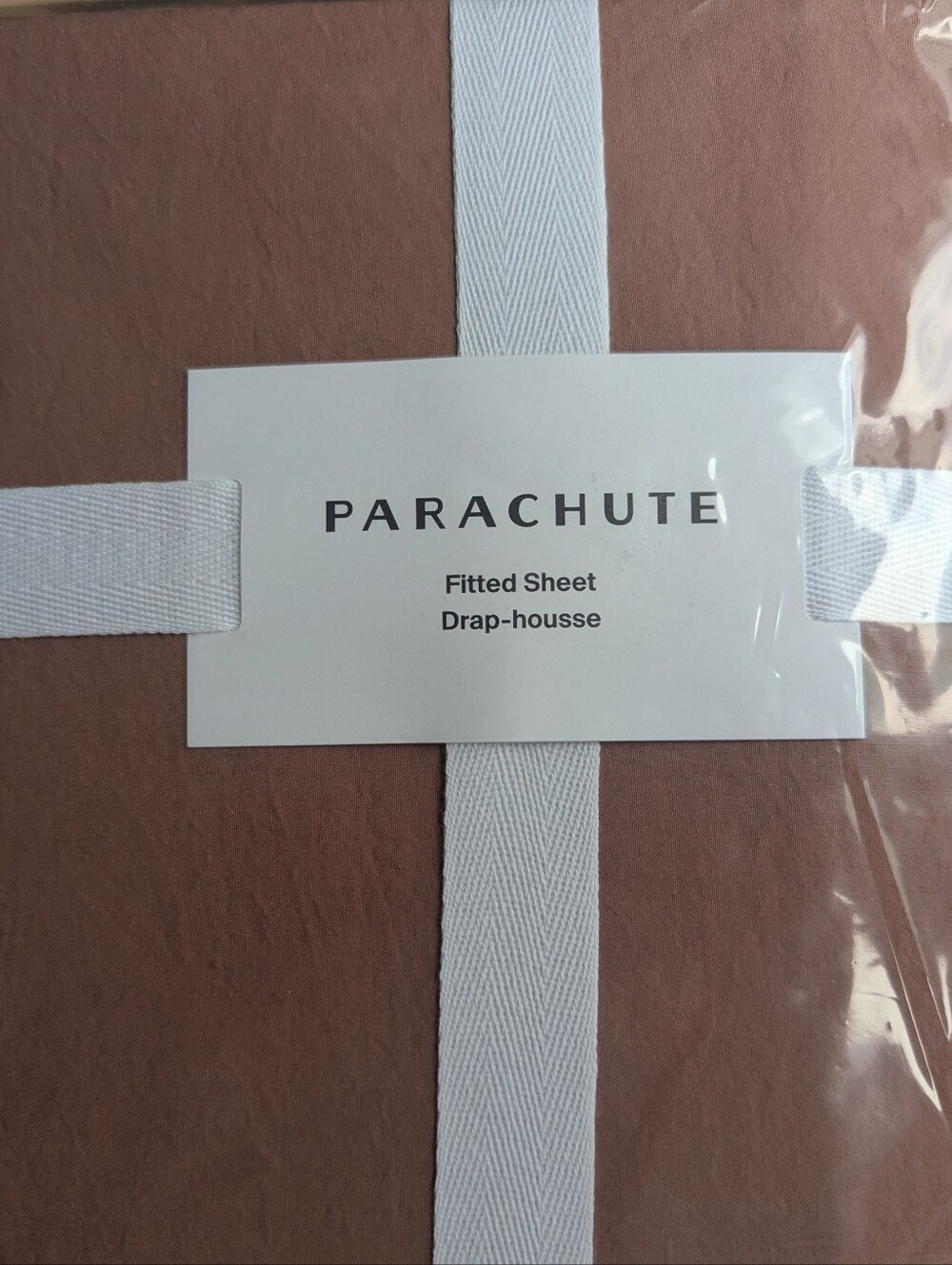 NWT Parachute Queen Percale Fitted Sheet - Clay